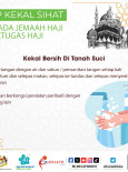 Haji : Tip Kekal Sihat -Kekal Bersih Di Tanah Suci